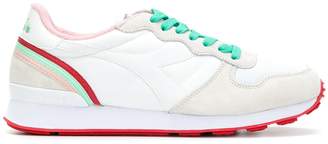 Diadora contrast laced trainers