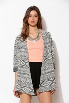 Thumbnail for your product : Urban Outfitters Ecote Geo-Print Open-Front Cardigan