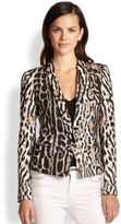 Thumbnail for your product : Just Cavalli Leopard-Print Jacket