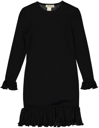 Guy Laroche Black Wool Dress for Women Vintage