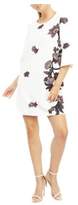 Thumbnail for your product : Dex Floral Print Three-Quarter Sleeve Shift Dress