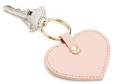 Thumbnail for your product : Royce New York Leather Heart Key Fob