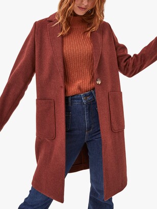 rust coat womens