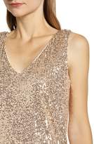 Thumbnail for your product : Gibson x Hi Sugarplum! Holiday Confetti Double V-Neck Tank