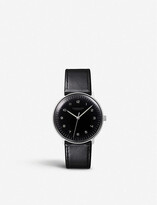 Thumbnail for your product : Junghans Mens Black 027/3400.00 Max Bill Stainless Steel Watch
