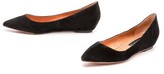 Thumbnail for your product : Steven Garnur Point Toe Wedge Flats