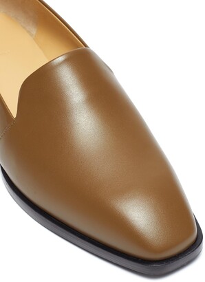 AEYDĒ 'Amber' Block Heel Leather Loafers