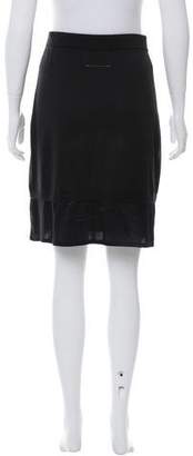 MM6 by Maison Martin Margiela Knit knee-Length Skirt