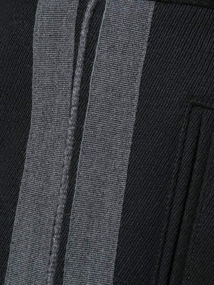 Maison Margiela cropped side stripe trousers