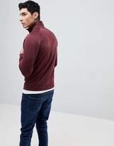 Thumbnail for your product : Farah Lancaster Slim Fit Tricot Zip Through Sweat Jacket in Burgundy