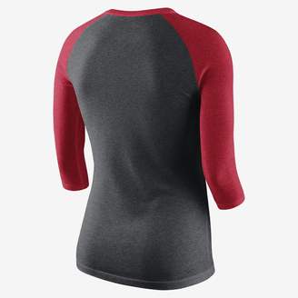 Nike NFL 49ers) Women's Tri-Blend 3/4 Sleeve T-Shirt