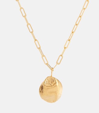 Alighieri Minerva 24kt gold-plated bronze necklace