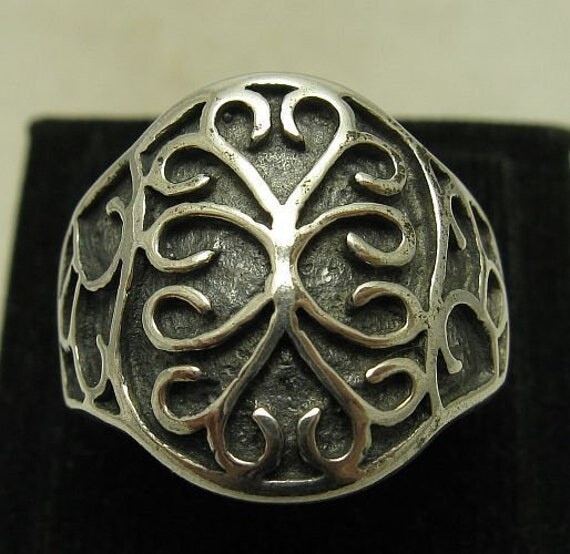 Etsy R001046 Sterling Silver Ring Solid 925