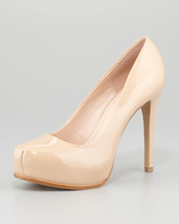 Thumbnail for your product : Pour La Victoire Irina Patent Leather Pump, New Nude