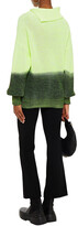 Thumbnail for your product : MSGM Degrade Cotton-blend Turtleneck Sweater