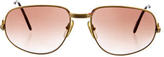 Thumbnail for your product : Cartier 18K Gold Aviator Sunglasses