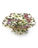 Thumbnail for your product : Jay Strongwater Claudette Floral Butterfly Bowl