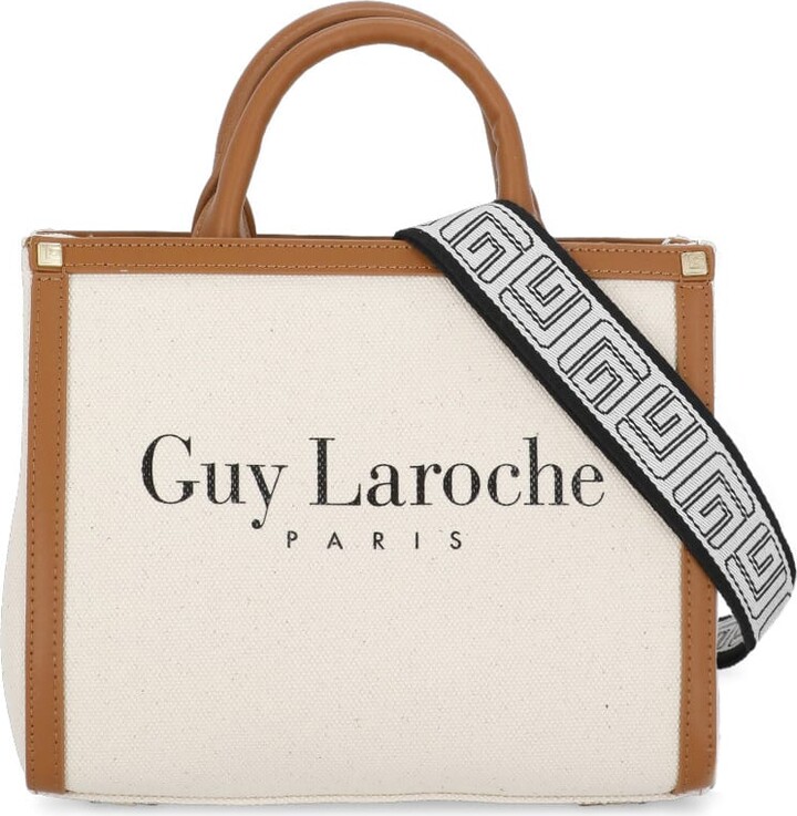 Guy Laroche Fabric Shoulder Bag in Brown