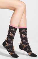 Thumbnail for your product : Hot Sox 'Deer' Crew Socks