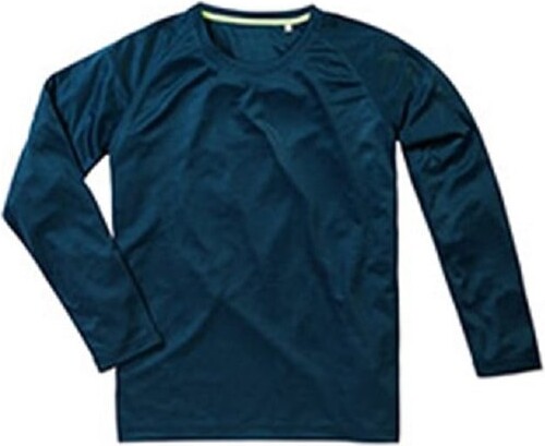 Stedman Active Stedman Mens Active 140 Long Sleeved Tee (Marina Blue) -  ShopStyle T-shirts