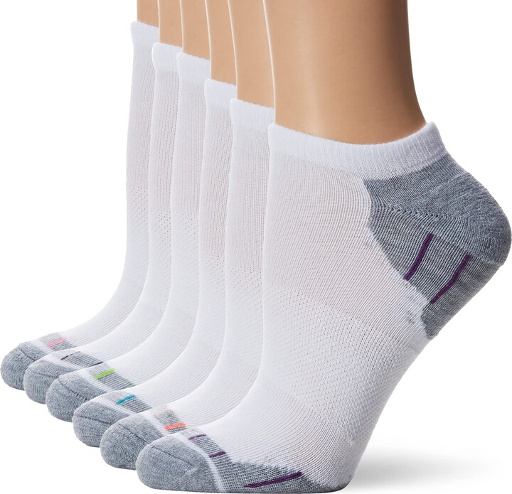 Hanes Womens Cool Comfort Sport 6-Pack No Show Socks - ShopStyle
