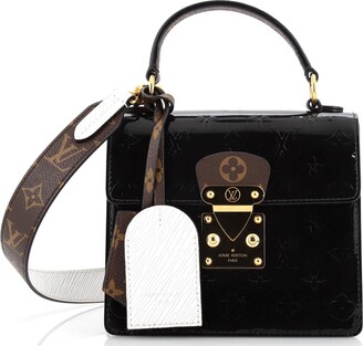 Louis Vuitton Monogram Vernis Leather Alma Hand Bag w/ MsLux Shoulder Strap  – MISLUX
