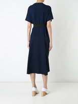 Thumbnail for your product : Jil Sander belted V-neck dress