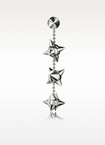 Thumbnail for your product : DSQUARED2 Pierce Me Palladium Plated Metal Spiked Single Long Earring