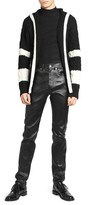 Thumbnail for your product : Saint Laurent Baja Wool Cable Knit Open Front Cardigan