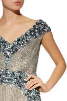 Thumbnail for your product : Badgley Mischka Beaded Sleeveless Gown