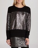 Thumbnail for your product : BCBGeneration Sweater - Metallic