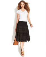 Thumbnail for your product : MICHAEL Michael Kors Tiered Eyelet Skirt