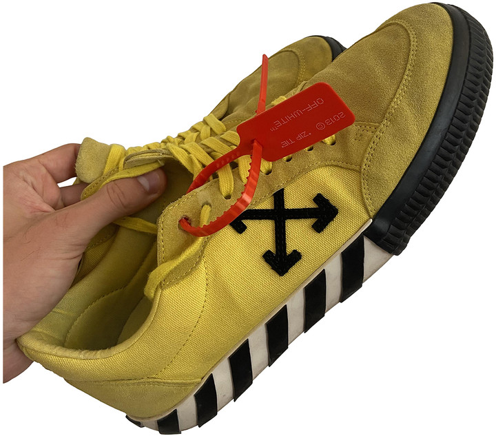 off white trainers yellow