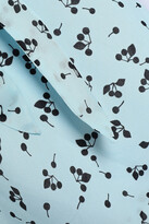 Thumbnail for your product : Paper London Ruched Printed Crepe De Chine Blouse