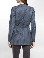 Thumbnail for your product : Calvin Klein Marble Tie Trench Coat