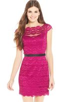 Thumbnail for your product : Adrianna Papell Hailey Logan by Juniors' Lace Sheath Dress