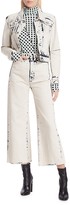 Thumbnail for your product : Proenza Schouler White Label Cropped Denim Trucker Jacket