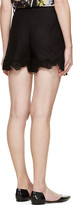 Thumbnail for your product : Erdem Black Lace Tyra Shorts