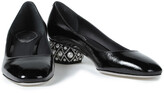 Thumbnail for your product : Rene Caovilla Rene' Caovilla Lady Perla Embellished Patent-leather Pumps