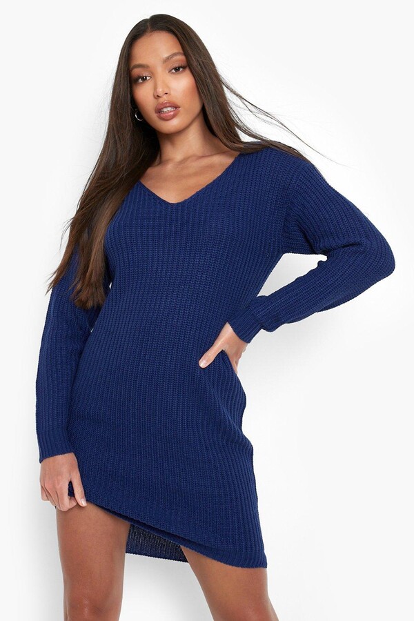 navy jumper dress uk