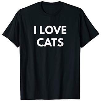I Love Cats t-shirt