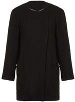 Thumbnail for your product : Anastasia Beverly Hills Womens Black Winter Textured Unlined Coat