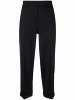 Thumbnail for your product : Twin-Set Cropped Straight-Leg Trousers