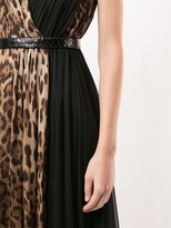 Thumbnail for your product : Dolce & Gabbana Leopard-Print Panelled Long Dress