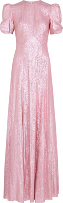 The Vampire's Wife The Poison Flower Lamé Gown - Pink - 14 (UK14 / L)
