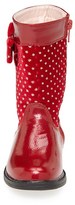 Thumbnail for your product : Laura Ashley 'Polka Dot' Boot (Toddler)