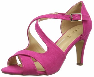 fuschia pink bag and shoes