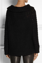 Thumbnail for your product : Donna Karan Alpaca, silk, cashmere and wool-blend sweater
