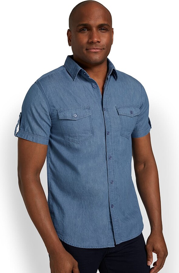 New Haven Mens Button-Down Shirt Pants Blue Size L 52 Lot 2
