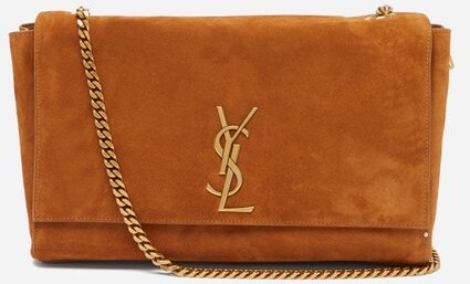 suede ysl bag